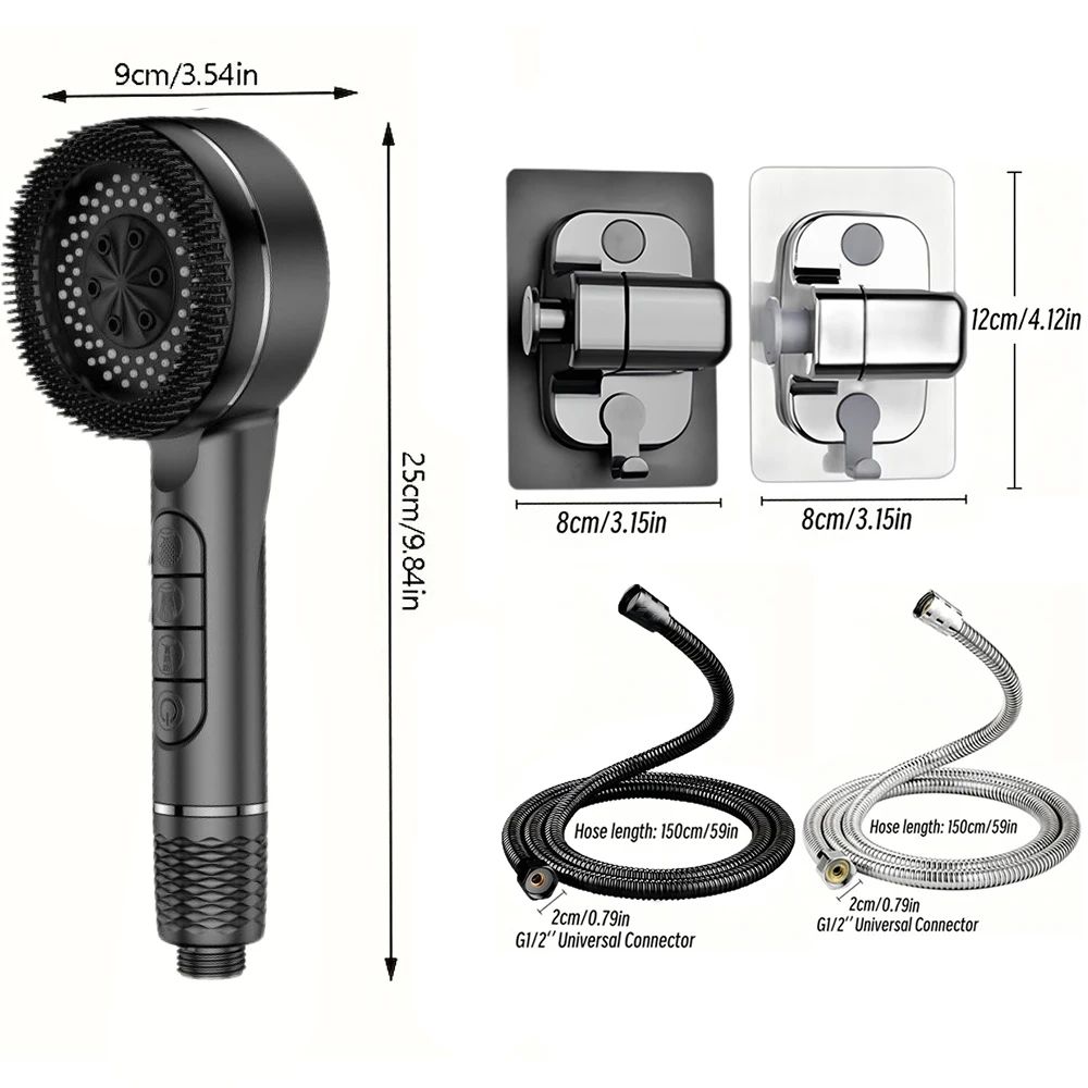 High Pressure Self Cleaning Shower Head 5