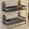 No Drill Suction Bathroom Storage Rack 0