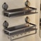 No Drill Suction Bathroom Storage Rack 0