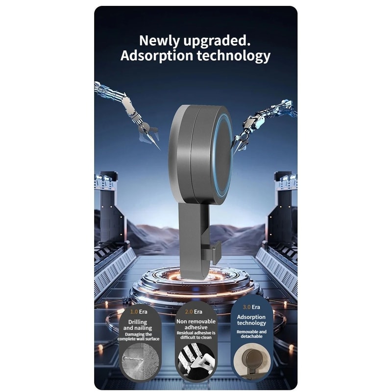 No Drill Suction Bathroom Storage Rack 6