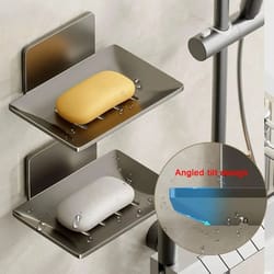 aluminum wall mounted soap holder