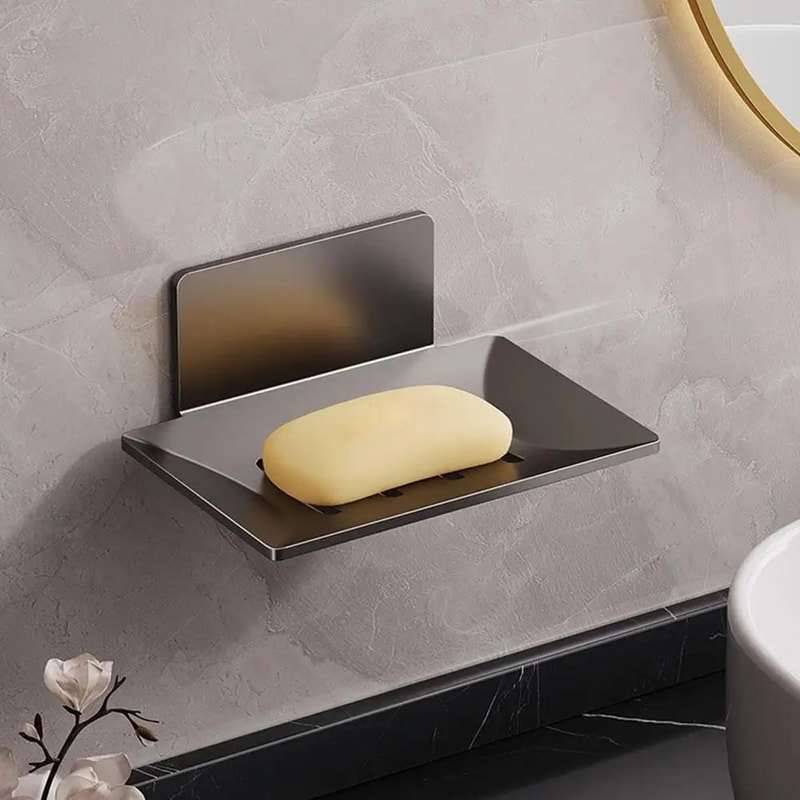 Aluminum Wall Mounted Soap Holder 2