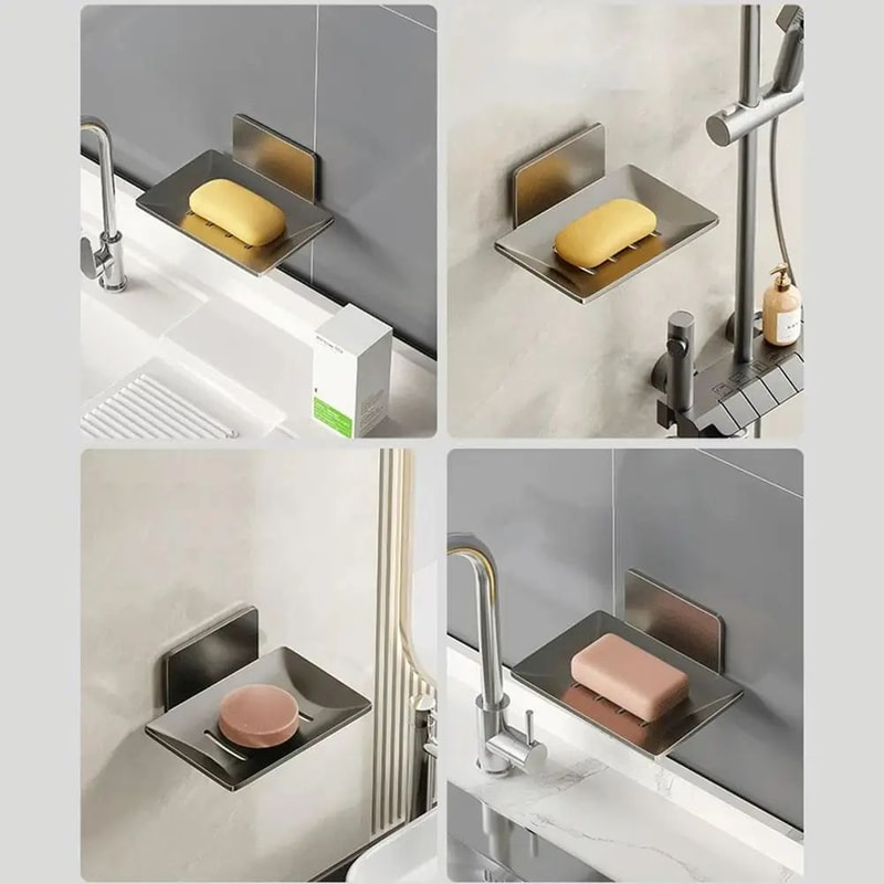 Aluminum Wall Mounted Soap Holder 12