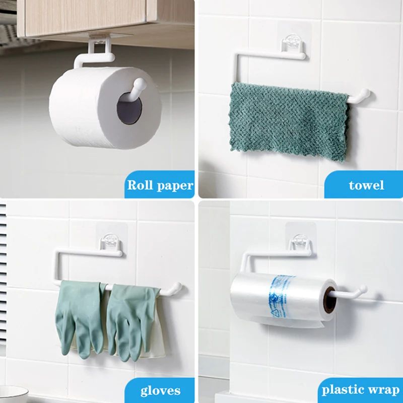 Under Cabinet Paper Towel Holder Tissue Hanger 3