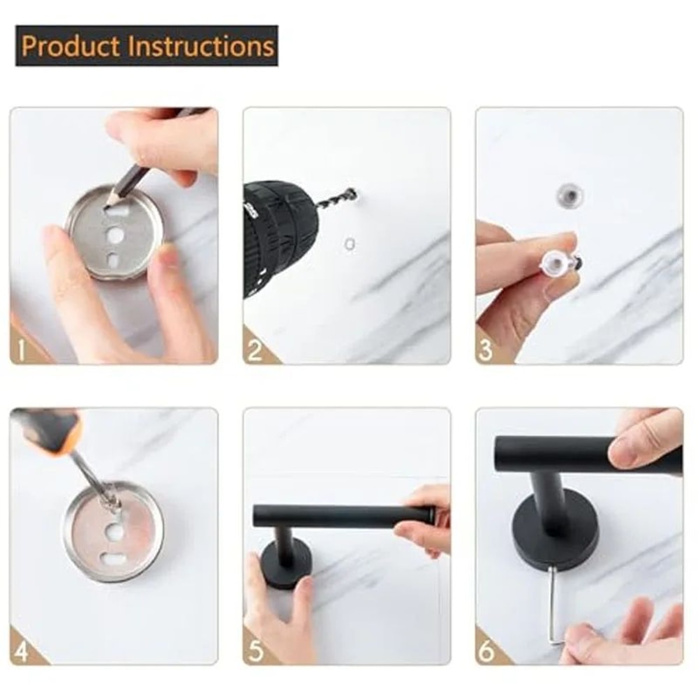 Stainless Steel Toilet Paper Holder 4