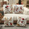 Christmas Velvet Pillow Cover Set 4