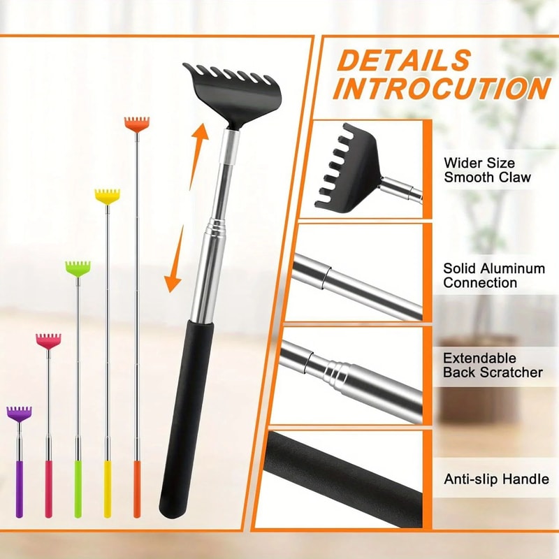 Telescopic Metal Back Scratcher Tool 6