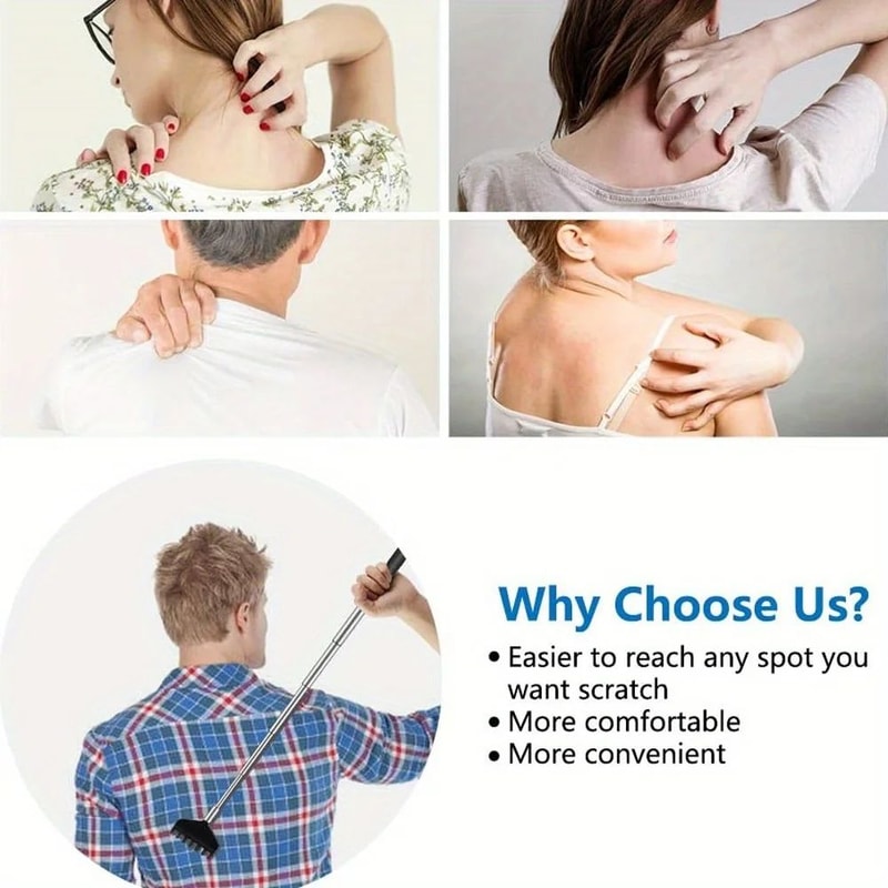 Telescopic Metal Back Scratcher Tool 7