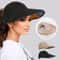 Wide Brim Ponytail Sun Hat 0