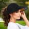 Wide Brim Ponytail Sun Hat 3