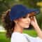 Wide Brim Ponytail Sun Hat 5