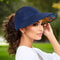 Wide Brim Ponytail Sun Hat 5