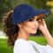 Wide Brim Ponytail Sun Hat 7