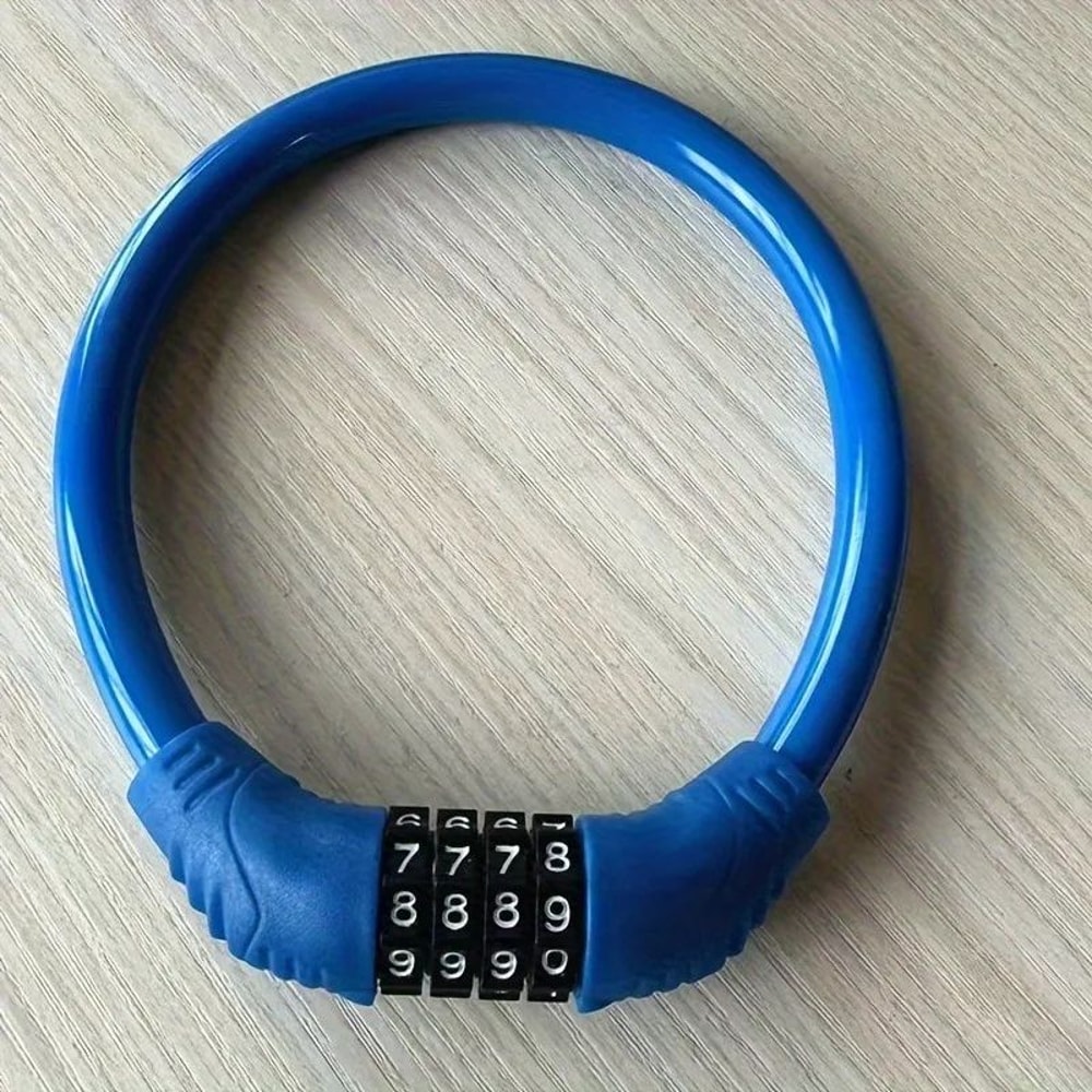 4 Digit Combination Bicycle Cable Lock 7