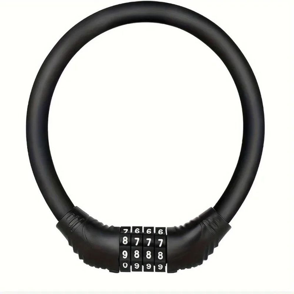 4 Digit Combination Bicycle Cable Lock 8
