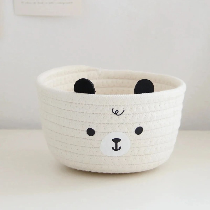 Cute Rattan Woven Storage Basket 2