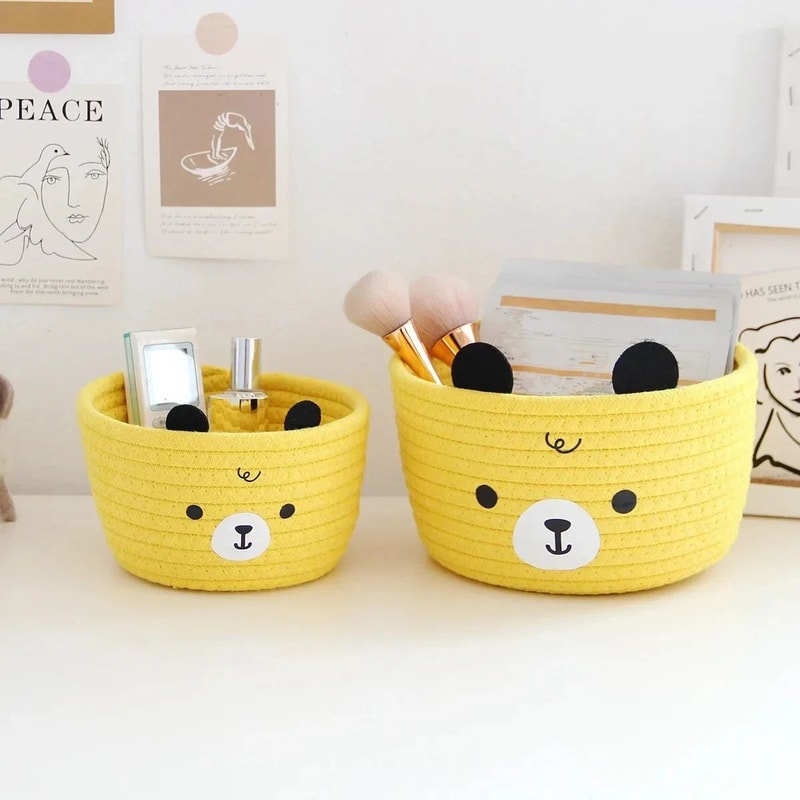 Cute Rattan Woven Storage Basket 3