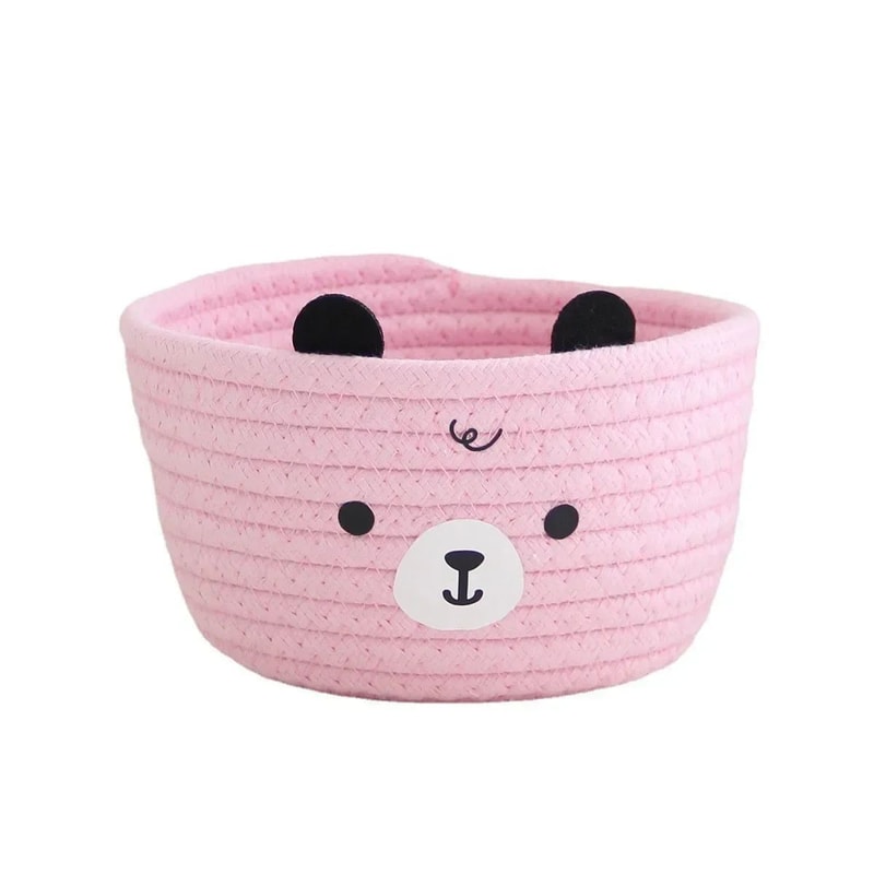 Cute Rattan Woven Storage Basket 7