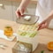 Press Type Ice Cube Tray With Lid 0