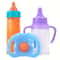 Doll Feeding Bottle Accessory Set 6