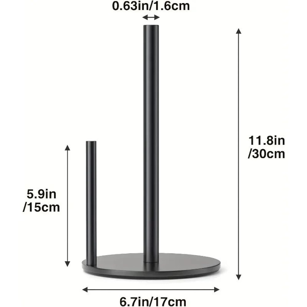 Stainless Steel Countertop Paper Towel Holder 2