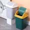 14L Square Plastic Trash Can With Lid 0