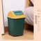 14L Square Plastic Trash Can With Lid 13