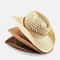 Women Straw Western Cowboy Sun Hat 0