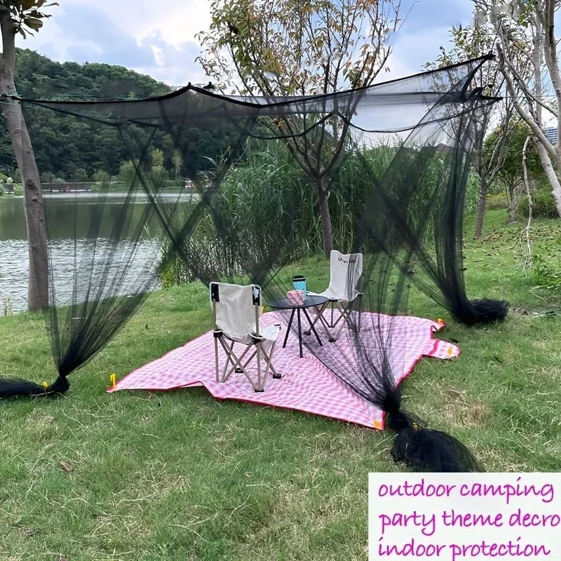 Large Four Door Mosquito Net Tent 6