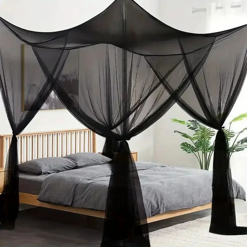 Large Four Door Mosquito Net Tent 9