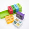 Rainbow 7 Day Pill Organizer Box 6