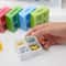 Rainbow 7 Day Pill Organizer Box 12