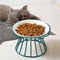 Elevated Ceramic Pet Food Bowl With Stand 11