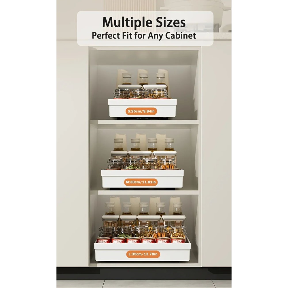 No Drill Slide Out Cabinet Organizer 7