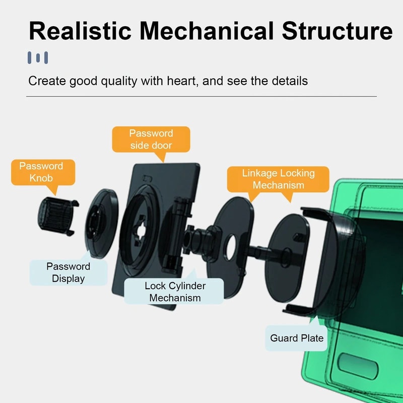 Mini ATM Password Money Saving Bank 5