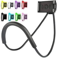 hanging neck phone holder stand