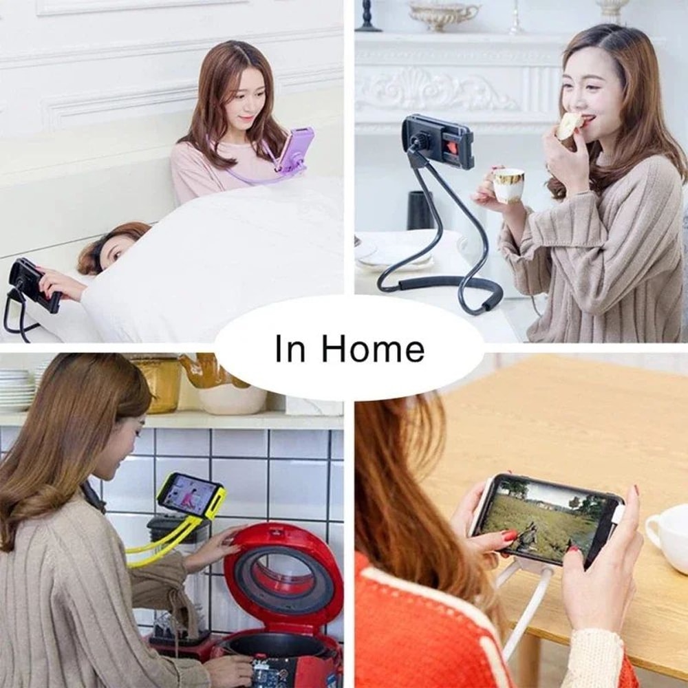 Hanging Neck Phone Holder Stand 4
