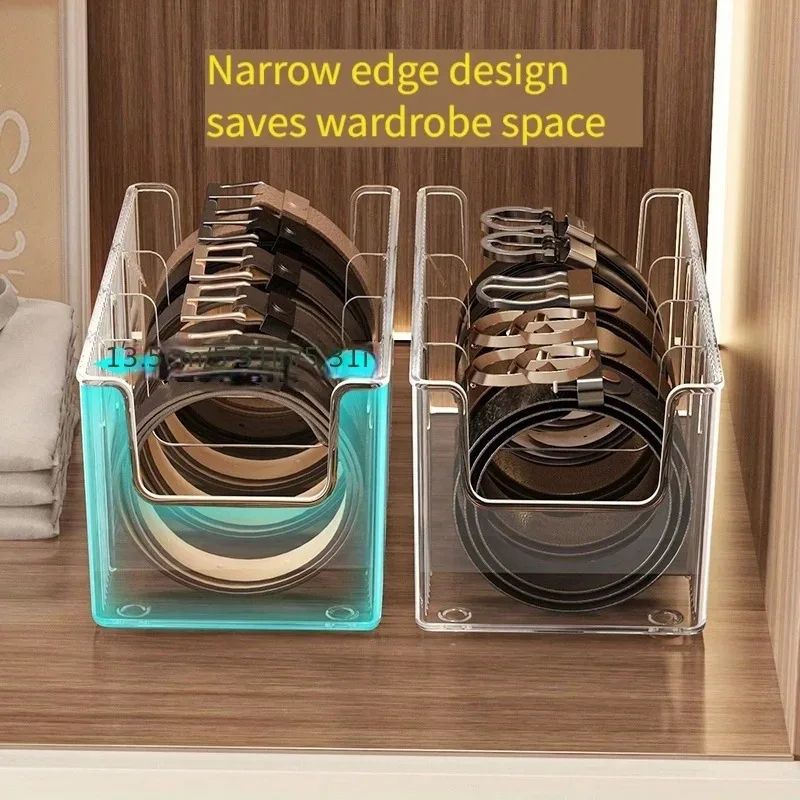 Transparent Belt And Tie Organizer Box 2