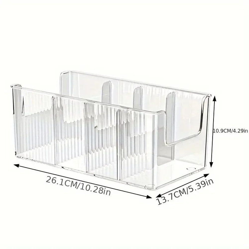 Transparent Belt And Tie Organizer Box 8