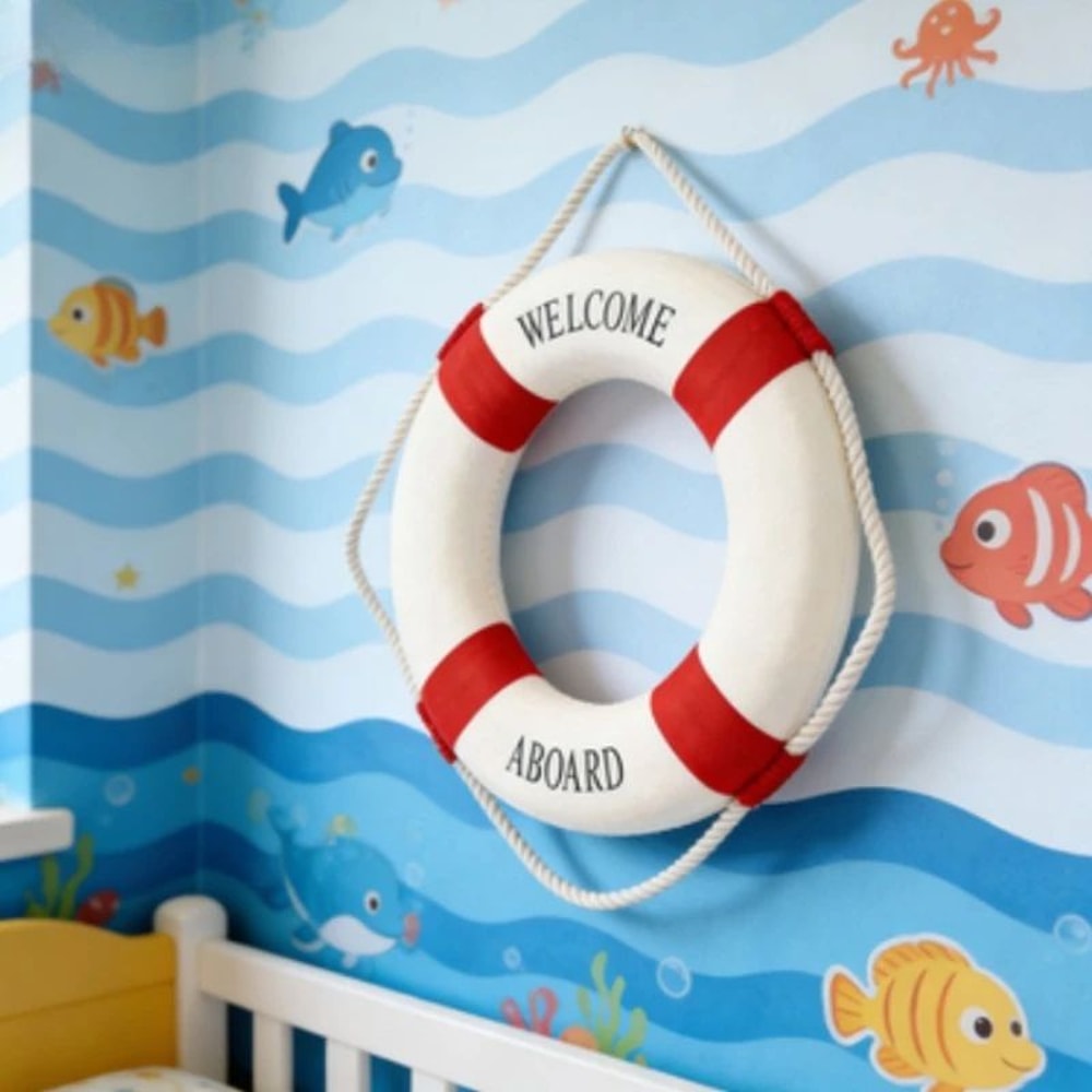 Nautical Life Buoy Decor 2