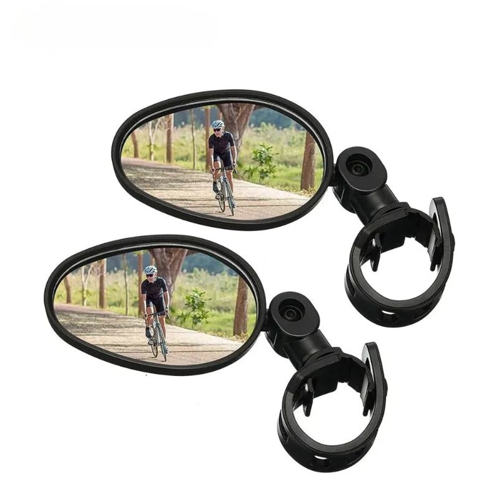 360 Rotatable Bike Rearview Mirror Set 0