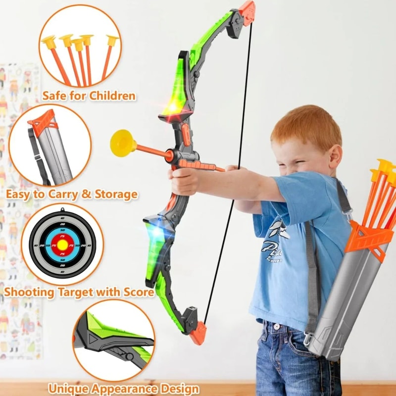 Light Up Kids Archery Bow Set 3