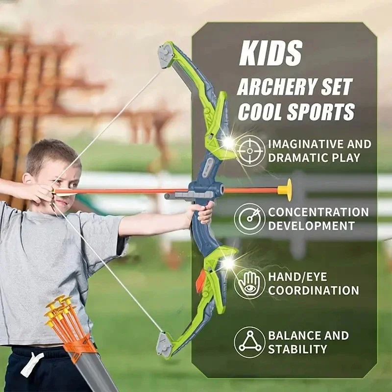 Light Up Kids Archery Bow Set 4