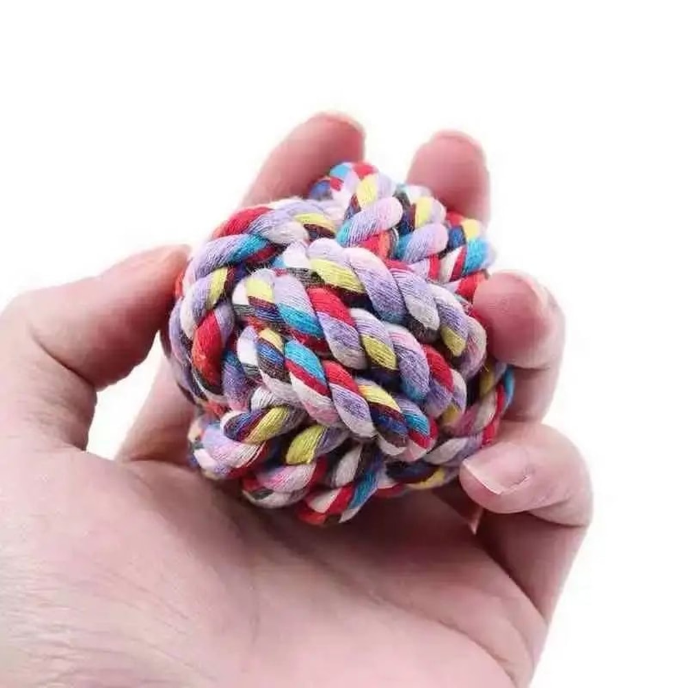 Colorful Rope Ball Chew Dog Toy 3