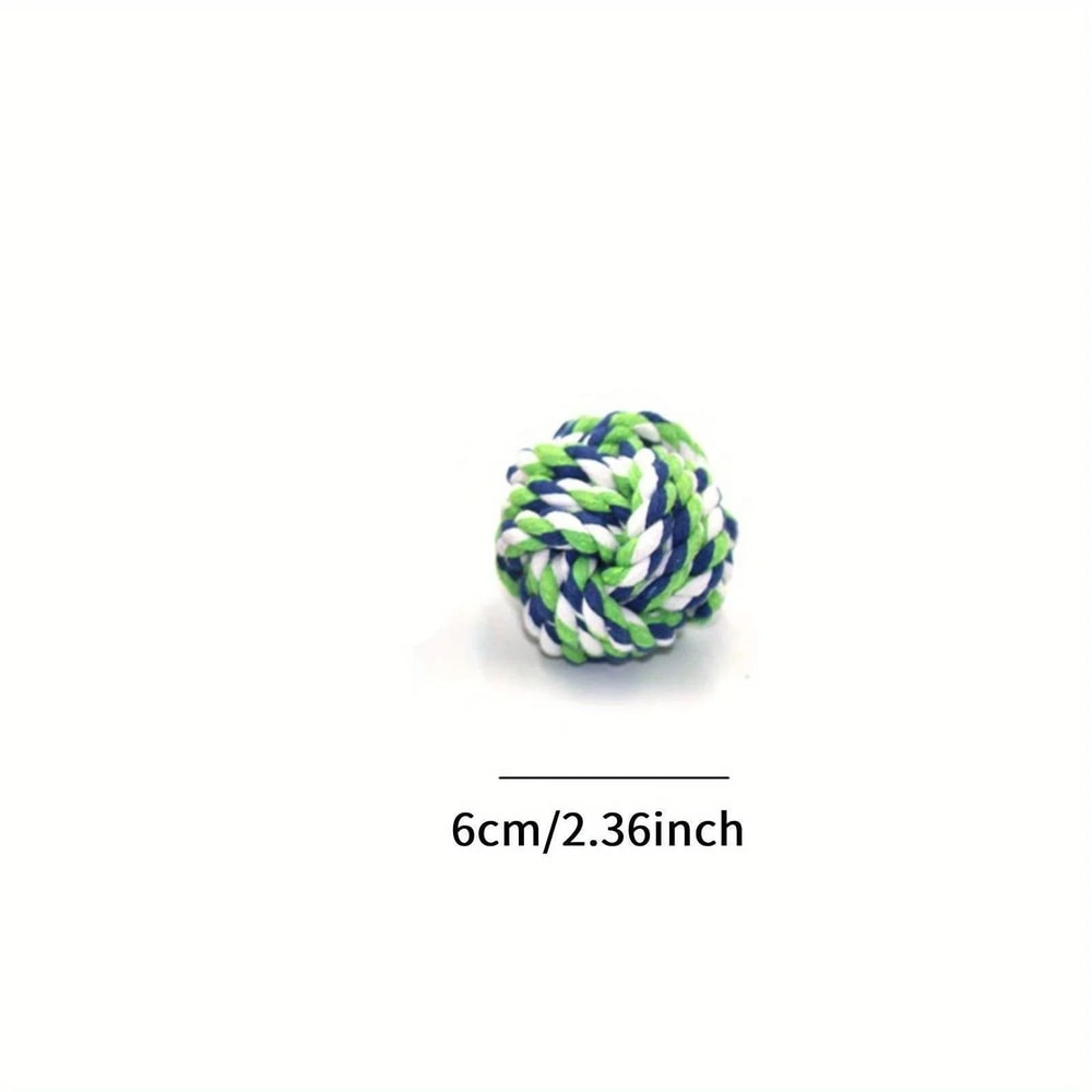 Colorful Rope Ball Chew Dog Toy 6