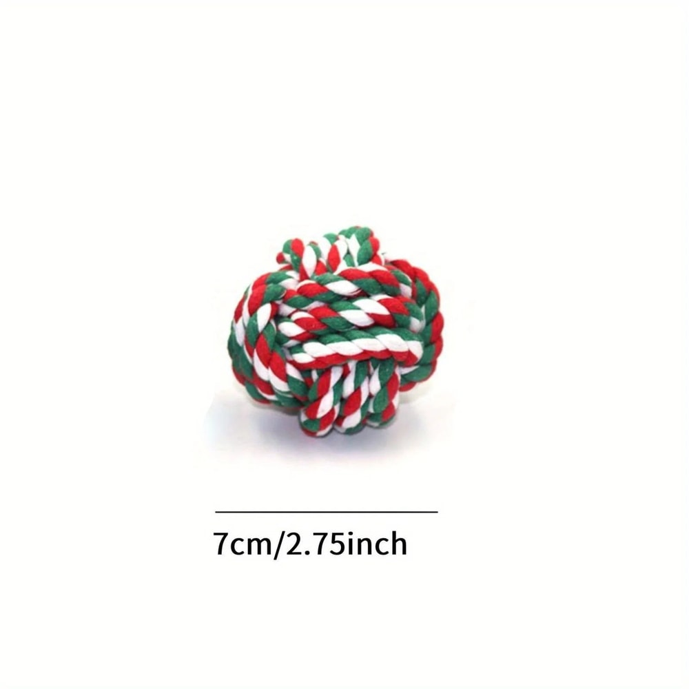 Colorful Rope Ball Chew Dog Toy 7
