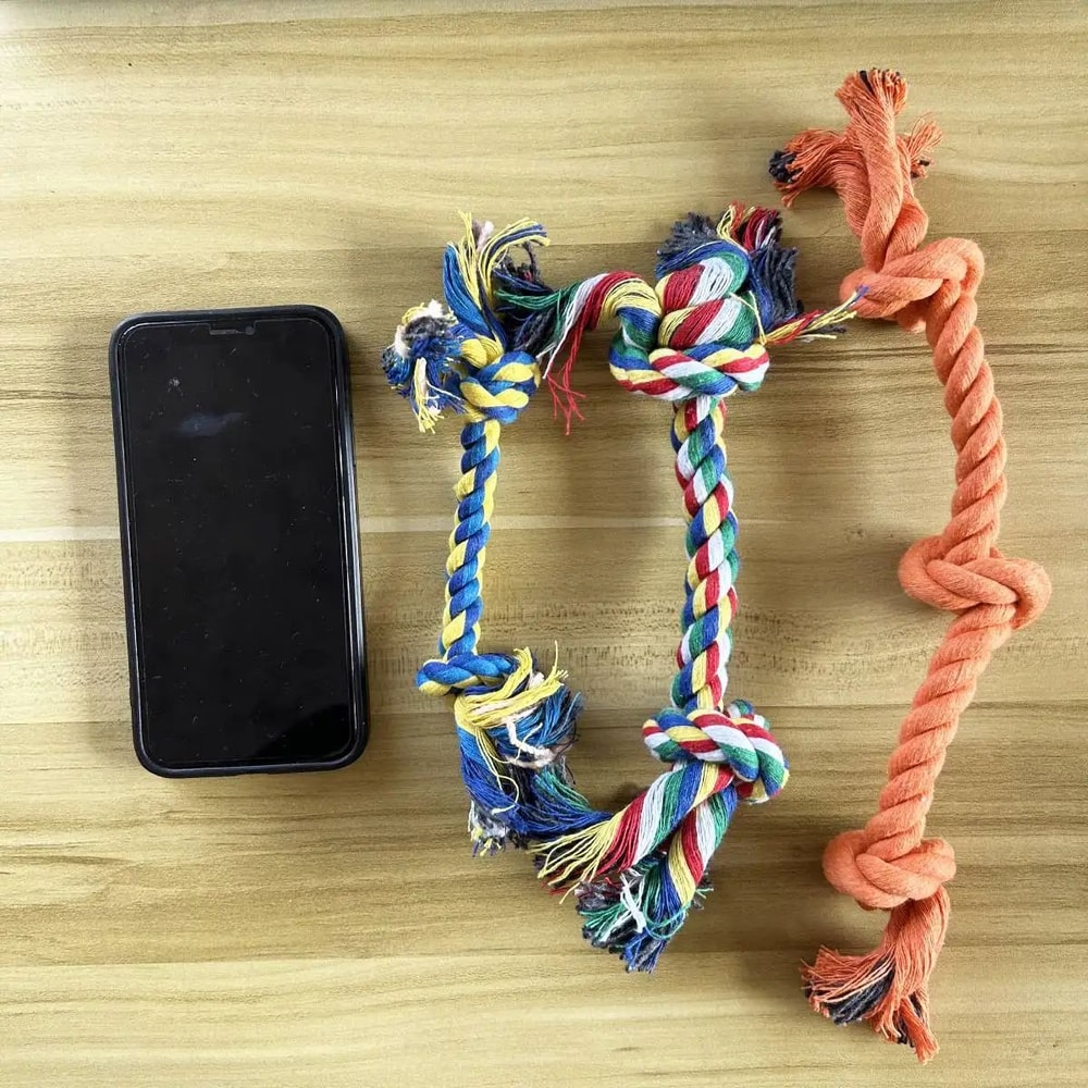 Braided Knot Rope Chew Dog Toy 2