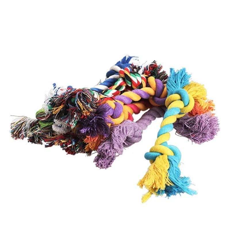 Braided Knot Rope Chew Dog Toy 4