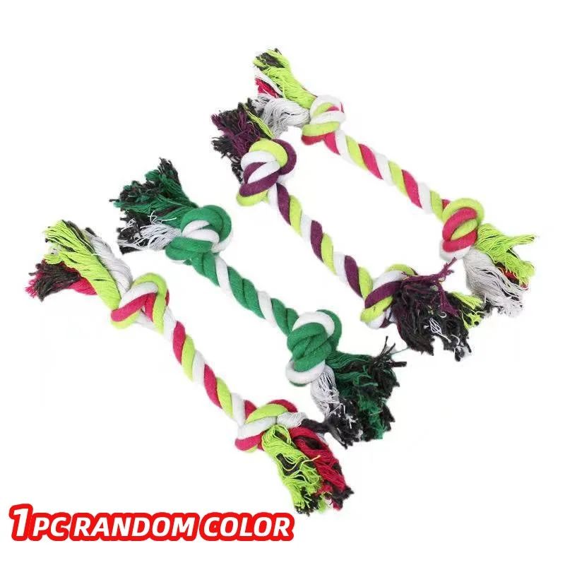 Braided Knot Rope Chew Dog Toy 7