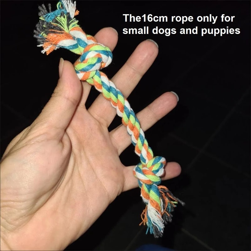 Braided Knot Rope Chew Dog Toy 8
